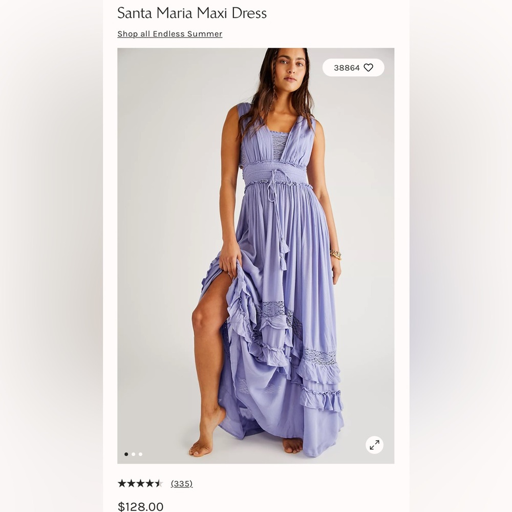 Santa Maria maxi dress - free people small